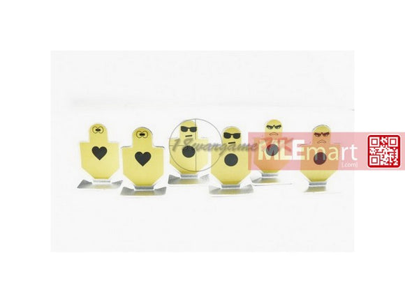 Army Force Aluminum Mini-Popper Target (6pcs Per Set) - MLEmart.com