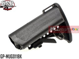 G&P Crane Type Buttstock for Tokyo Marui M4A1 GBB Series - BK - MLEmart.com