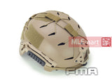 FMA Helmet modified with rubber suits DE TB782 - MLEmart.com