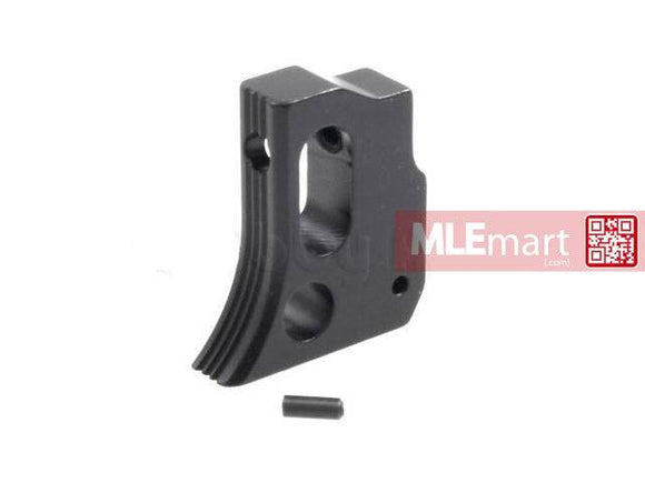 5KU Type 1 Aluminium Trigger for Marui Hi-Capa M1911 / MEU GBB (Black) - MLEmart.com