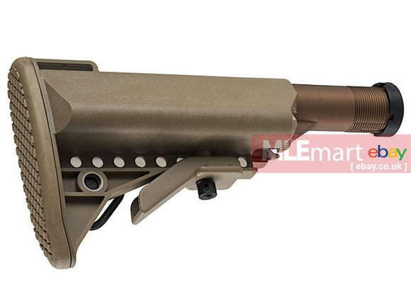 G&P GBB Crane Type Buttstock for Western Arms (WA) M4A1 Series - Sand - MLEmart.com