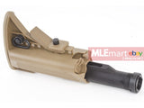 G&P Crane Type Buttstock for Tokyo Marui & G&P M4 / M16 Metal Body Series (Ball Ball) - Sand - MLEmart.com