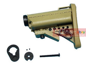 G&P Stubby Buttstock for Tokyo Marui & G&P M16 Metal Body - Sand - MLEmart.com