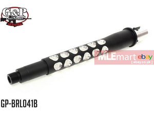 G&P 8.7 Inch Aluminum Triangle Pattern Taper Outer Barrel for G&P Taper Metal Body (14mm CW) - B - MLEmart.com