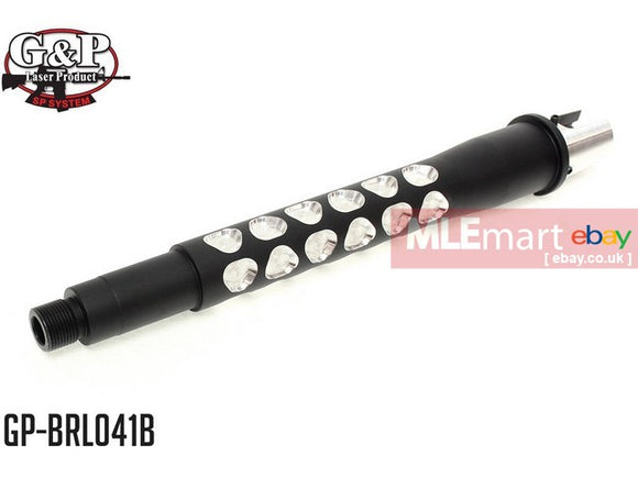 G&P 8.7 Inch Aluminum Triangle Pattern Taper Outer Barrel for G&P Taper Metal Body (14mm CW) - B - MLEmart.com