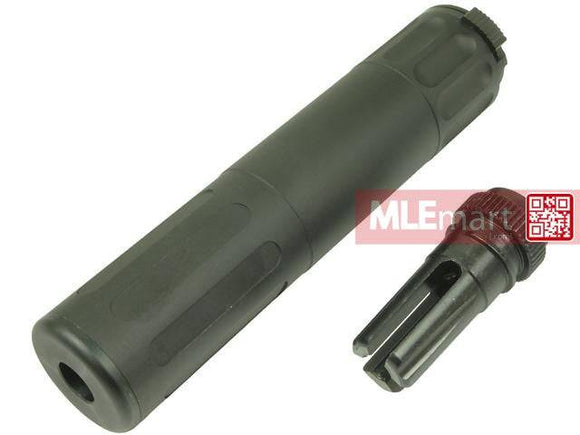 5KU QR5 AEG Silencer Set (14mm CCW) [SR5 QD Silencer] - MLEmart.com