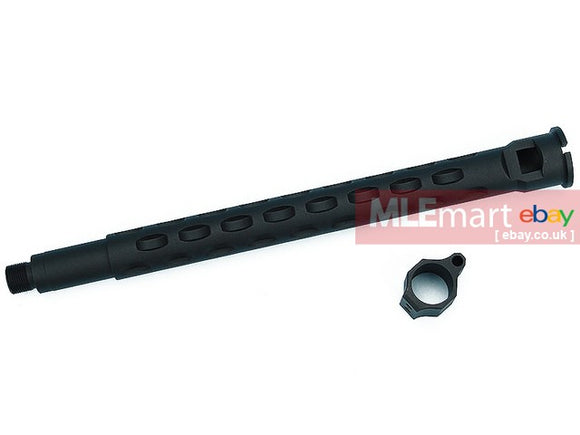 G&P Aluminum GBB SAI 10.5 Inch Outer Barrel (Pattern) for WA M4A1 Series (14mm CW) - MLEmart.com