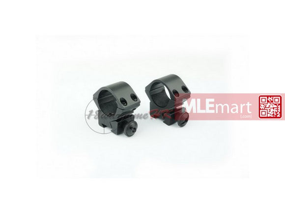 Army Force 25mm Scope Mount Rings For 10mm Rail (Low) - MLEmart.com