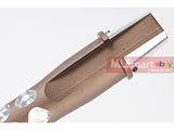 G&P 11 inch Aluminum Triangle Pattern Taper Outer Barrel for G&P Taper Metal Body (14mm CW) - Sa - MLEmart.com