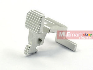 UAC Bolt Stop for Tokyo Marui M4A1 MWS (Type A) Silver - MLEmart.com