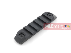 Dytac Keymod System Polymer Modular Rail Section (Black, 5-slot) - MLEmart.com