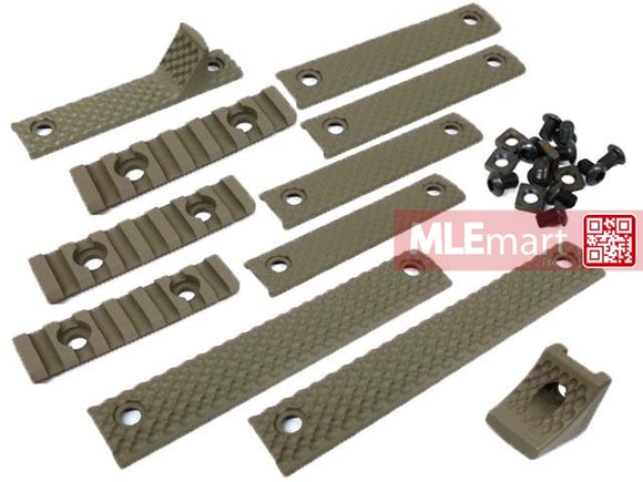 Army Force URX3 Full Rail Set With 3 Rails, Hand Stop And Rail Hand Stop (DE) - MLEmart.com