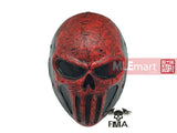 FMA Wire Mesh "SKULL PUNISNER" RED Mask TB574 - MLEmart.com