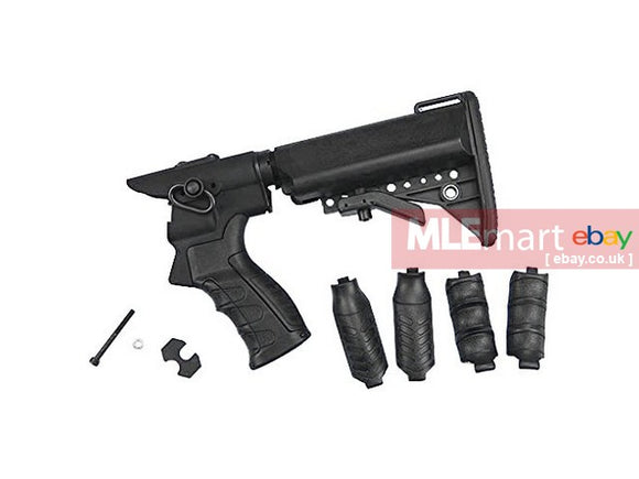 G&P Gas Charging Collapsible Stock Set for Tokyo Marui M870 - MLEmart.com