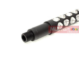 G&P 11 inch Aluminum Triangle Pattern Taper Outer Barrel for G&P Taper Metal Body (14mm CW) - Bl - MLEmart.com