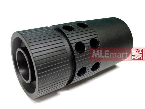 Army Force Aluminum Large Flash Hider 15 (14MM/CCW) - MLEmart.com