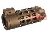 G&P Extended Iron Bars Flashider for Tokyo Marui M16 Series (14mm) - Sand - MLEmart.com