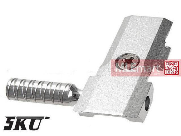 5KU Round Cocking Handle for Marui Hi-Capa GBB (Silver) - MLEmart.com