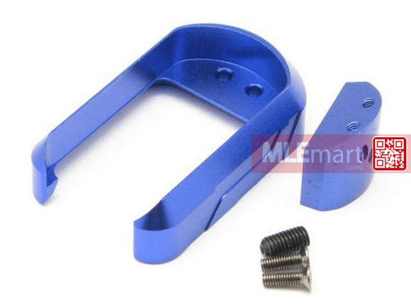 5KU IPSC Aluminium Magwell for Marui G17 / G18C GBB (Blue) - MLEmart.com