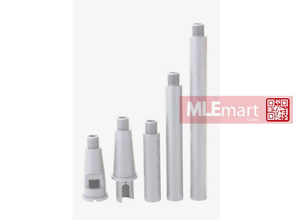 Army Force 5 Piece Multipurpose Outer Barrel For AEG / GBB (Silver) - MLEmart.com