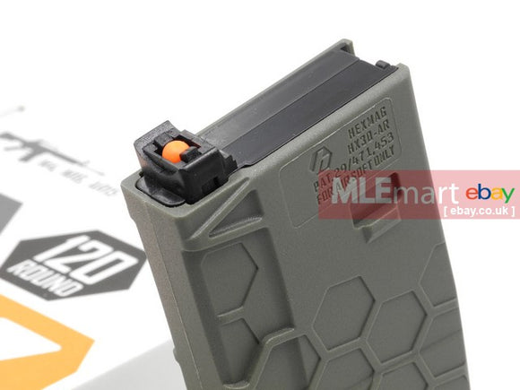 Dytac Hexmag Licensed Polymer 120rd Magazine for Systema PTW (OD - box of 5) - MLEmart.com