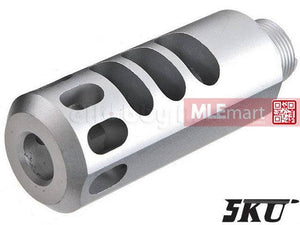 5KU Type 2 Aluminium Compensator for Marui Hi-Capa 5.1 (Silver) - MLEmart.com