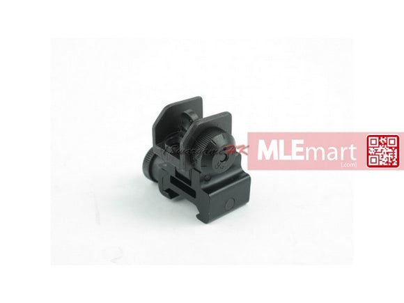 Army Force Metal Flip Up Rear Sight for 20mm RIS - MLEmart.com