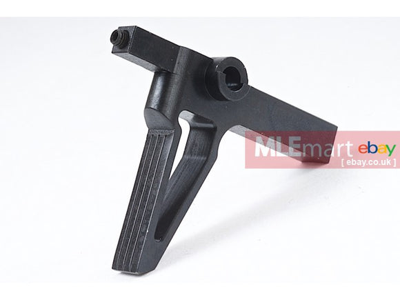 G&P GBB Stainless Steel Flat Trigger for WA M4A1 Series / G&P GBB M4A1 Series Metal Body - Black - MLEmart.com