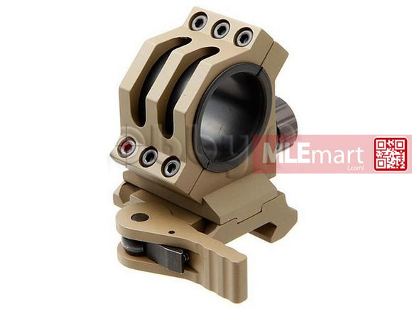 Army Force Quick Lock QD Scope Mount 30mm / 25mm For 20mm Rail (DE) AF-CM-MT022B - MLEmart.com