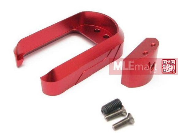 5KU IPSC Aluminium Magwell for Marui G17 / G18C GBB (Red) - MLEmart.com