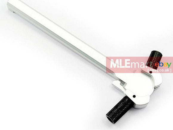 UAC Speed Ambi Charging Handle for Tokyo Marui M4A1 MWS - Silver - MLEmart.com