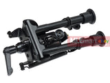 Alpha Parts 6-9 inch Adjustable Spring Return Bipod with Fast Lock - MLEmart.com