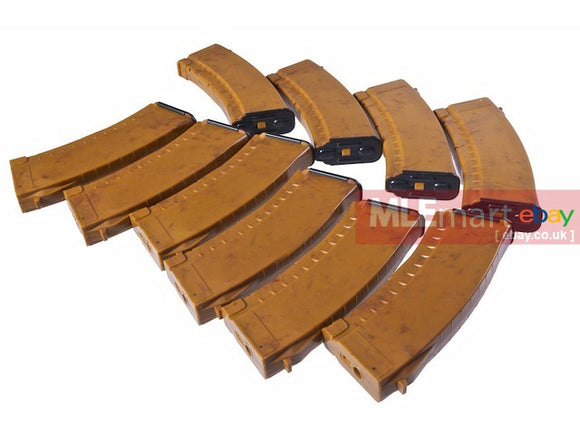 G&P 150rds Mid Cap AK74 Magazine 10pcs Package (Bakelite) - MLEmart.com