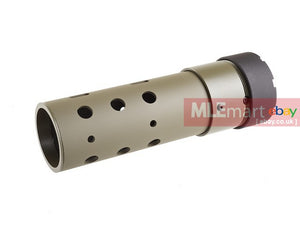 MLEmart.com - Madbull PRI licensed GIII Round 7 inch Rail w/ Extra Adjustable Rail Sections - OD (Mat. Carbon