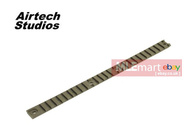 Airtech Studios Full Length Accessory Rail for ARES Amoeba AM-013 - Dark Earth - MLEmart.com