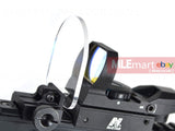 ACM Rail Mount Foldable Flip-Up Polycabonate Sight Lens Protector (1x Clear, 1x Yellow) - MLEmart.com