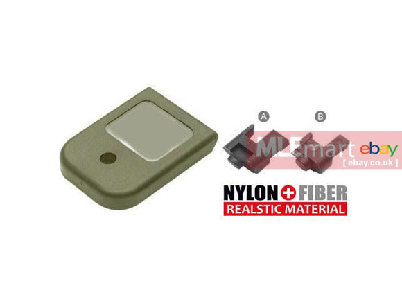 Guarder Nylon Fiber Standard Magazine Base for Marui / KJ GLOCK Series GBB Pistol Gas Magazine ( - MLEmart.com