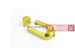 5KU IPSC Aluminium Magwell for Marui G17 / G18C GBB (Gold) - MLEmart.com