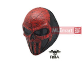 FMA Wire Mesh "SKULL PUNISNER" RED Mask TB574 - MLEmart.com