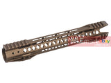 G&P MOTS II 12.5 Inch Phantom Keymod for Tokyo Marui M4 / M16 Series - Sand - MLEmart.com