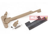 G&P Plastic M4 Charging Handle & Bolt Stop Set for Tokyo Marui & G&P M4A1 Series Metal Receiver (Tan) - MLEmart.com