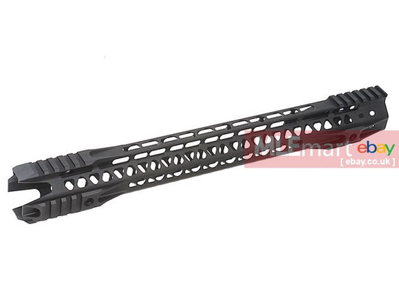 G&P MOTS II 16.2 Inch Phantom Keymod for Tokyo Marui M4 / M16 Series - Black - MLEmart.com