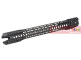 G&P MOTS II 16.2 Inch Phantom Keymod for Tokyo Marui M4 / M16 Series - Black - MLEmart.com