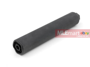 Airsoft Artisan SF / G Style 762 Aluminum Silencer 14mm CCW - Black (35mm x 220mm) - MLEmart.com