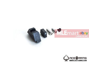 Ace1Arms Steel Tritium Front and Rear Sight for TM / WE G18C GBB - MLEmart.com