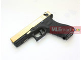 WE G18C Rail Metal Silde GBB Pistol (Gold) - MLEmart.com