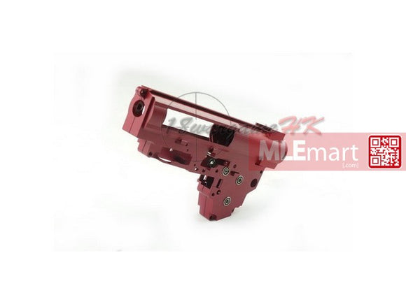 Army Force 8mm Bearing CNC Gearbox Case For V3 AEG (Red) - MLEmart.com
