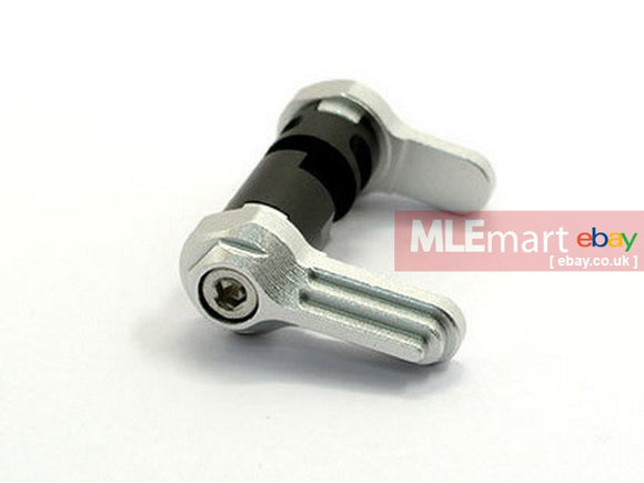 UAC Ambi Selector for Tokyo Marui M4A1 MWS (Type A) Silver - MLEmart.com