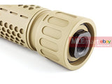 MLEmart.com - Knight's Armament Airsoft (Madbull) 556 QDC Airsoft Suppressor w/ QD Function (14mm CCW) - Tan