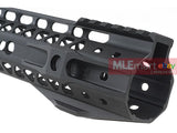 G&P MOTS II 12.5 Inch Upper Cut Keymod for Tokyo Marui M4 / M16 Series - Black - MLEmart.com